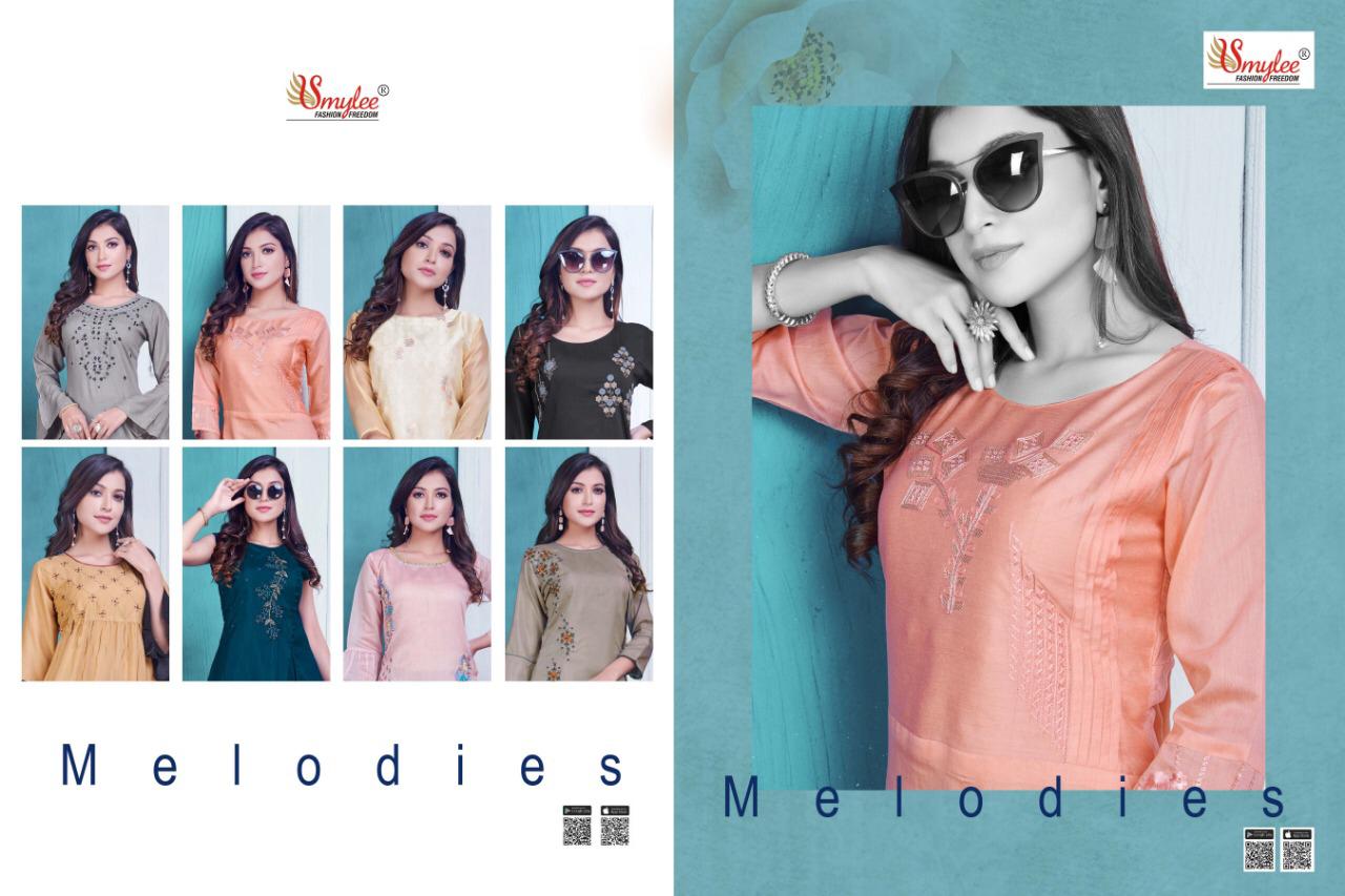 Smyle Melodies Fancy Festive Wear Designer Fancy Long Kurtis Collection
